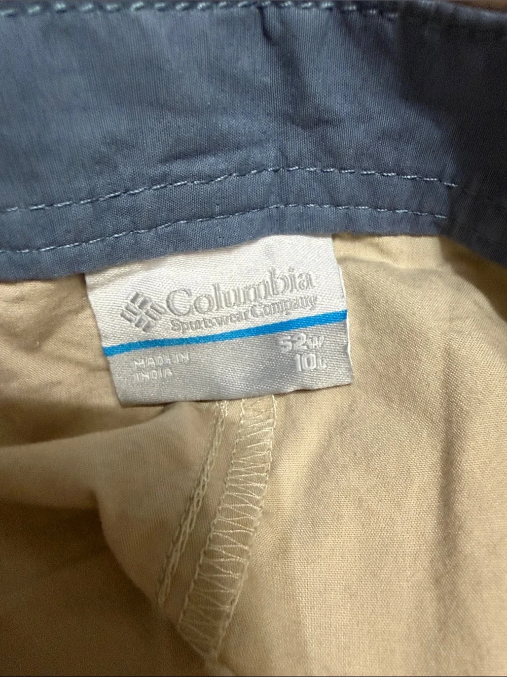 Men's Flat Front Casual Shorts - Beige